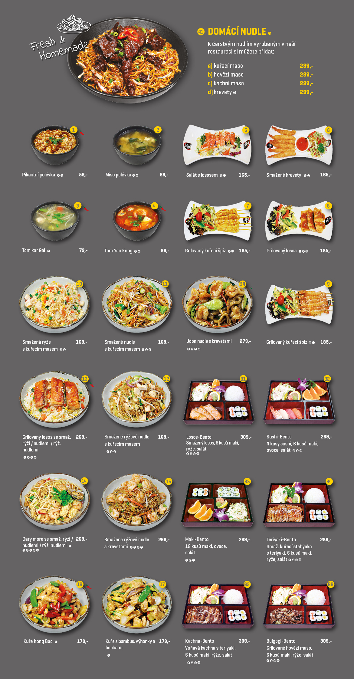 Asijské menu Makakiko – strana 1